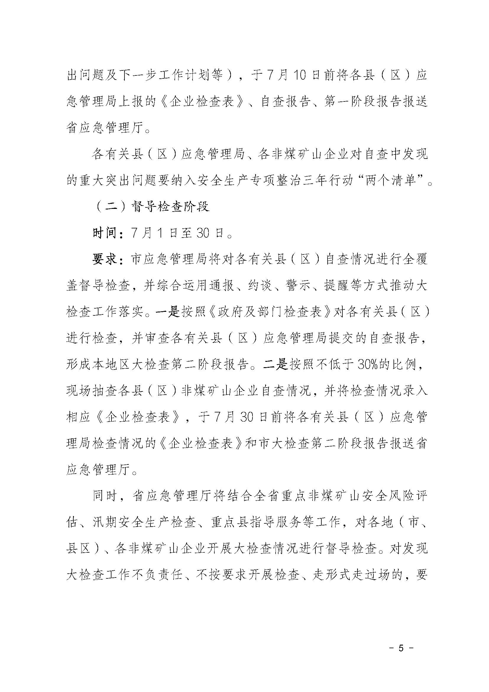 潮应急函〔2022〕46号365bet(中国)官方网站
应急管理局关于印发《365bet(中国)官方网站
非煤矿山安全生产大检查实施方案》的通知_页面_05.jpg